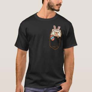 Camiseta Páscoa De Bolso De Coelhinhos De Ovo De Coelhinhos