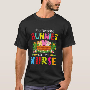 Camiseta Páscoa de Bunnies Favoritos Escrubs ER NICU PICU C
