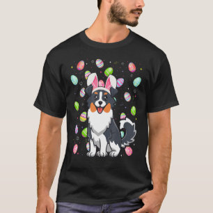 Camiseta Páscoa de Cachorro Australiano Engraçado no Ovo de