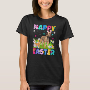 Camiseta Páscoa de Cachorro de felz pascoa coalhada Terrier