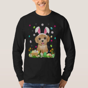 Camiseta Páscoa de Cachorro Engraçado no Ovo da Páscoa domi