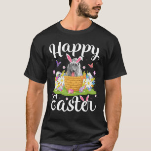 Camiseta Páscoa de Cão de Lobo Irlandês Floral - Caça ao Ov
