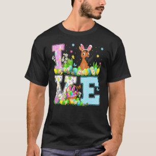 Camiseta Páscoa de Cavalo de Caça ao Ovo no Domingo