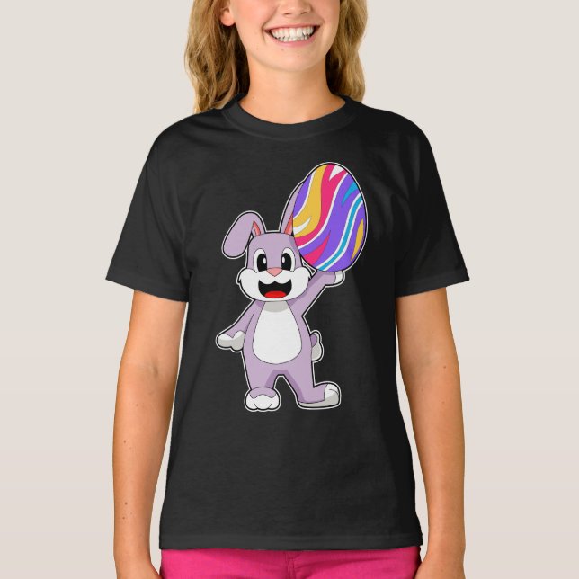 Camiseta Páscoa de coelho (Frente)