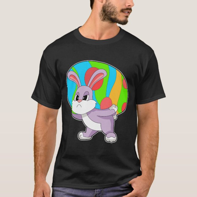 Camiseta Páscoa de coelho (Frente)