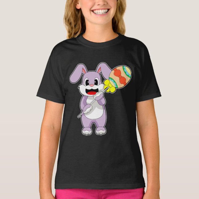 Camiseta Páscoa de coelho (Frente)
