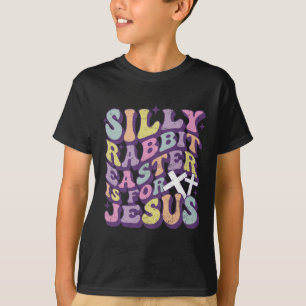 Camiseta Páscoa De Coelho bobo É Para Jesus Cristo Coelho B