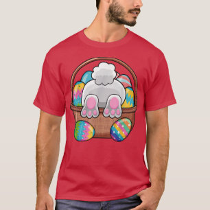 Camiseta Páscoa de coelho da Páscoa Ovos de coelho Dia da C