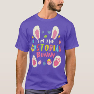 Camiseta Páscoa de custódia que corresponde ao rosto coelho