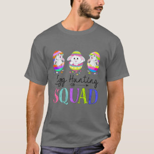 Camiseta PÁSCOA de esquadrão de caça de ovos RD, festa d