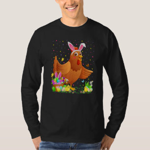Camiseta Páscoa de frango de pássaro de pássaro de pássaro
