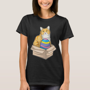 Camiseta Páscoa de gato - ovo de páscoa