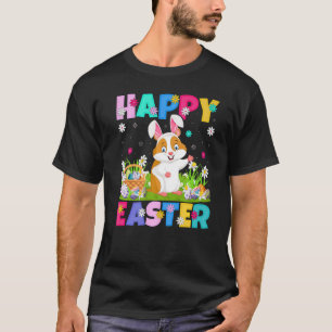 Camiseta Páscoa de Hamster Felz pascoa Bunny Hamster Doming