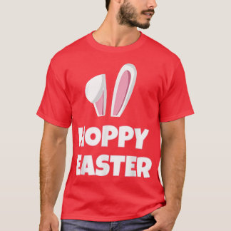 Camiseta Páscoa De Hoppy Com Orelhas De Coelhinho 