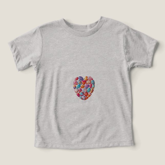 Camiseta Páscoa De Ovos Para Crianças (Design frontal)