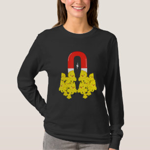 Camiseta Páscoa de Páscoa de pintinho de magneta de doming