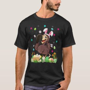 Camiseta Páscoa de pássaro Dodo Engraçado no Ovo da Páscoa 