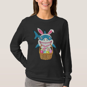 Camiseta Páscoa De Tubarão Coelho