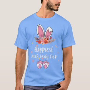 Camiseta Páscoa Dia de Almoço Mais Esperta Lady Ever Women