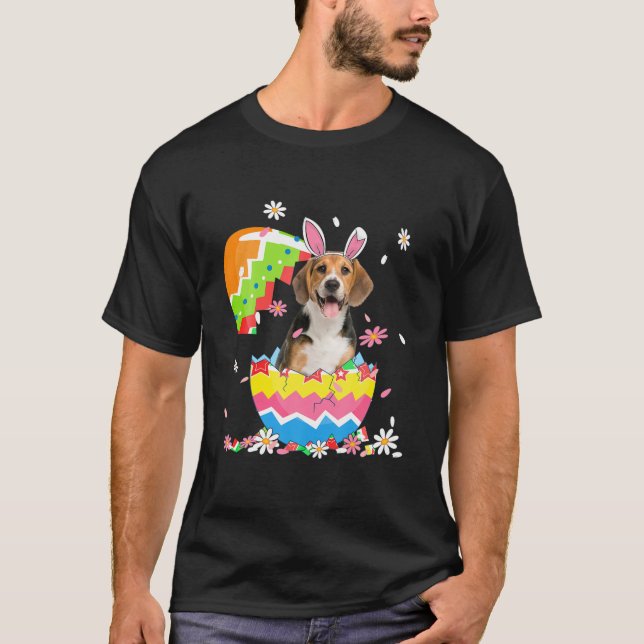 Camiseta Páscoa Dia do Cão Cão Pai Cachorro  (Frente)