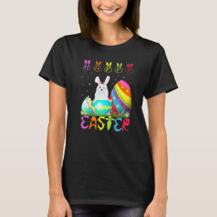 Camiseta Páscoa Dia Maltês Cachorro Correspondente Páscoa