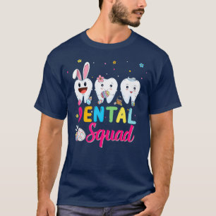 Camiseta Páscoa do Assistente Dental de Esquadrão dentár