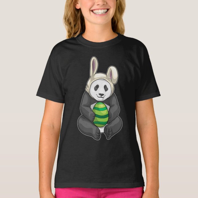 Camiseta Páscoa do Coelho Panda (Frente)