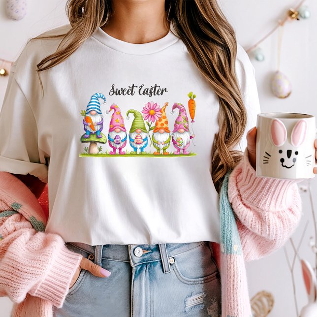 Camiseta Páscoa doce Gnomo, Felz pascoa (Criador carregado)