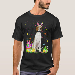 Camiseta Páscoa Engraçada Caça Ao Ovo Inglês Pôr Cachorro