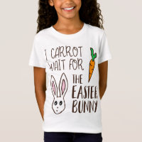 Páscoa Engraçada Cotação Carrot Esperar Coelhinho