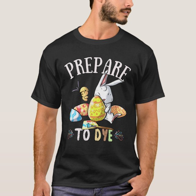 Camiseta Páscoa Engraçada Para Homens Ou Mulheres Com Prepa (Frente)