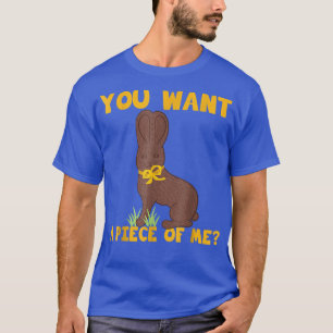 Camiseta Páscoa Engraçado Ditos Chocollate Bunny Meme