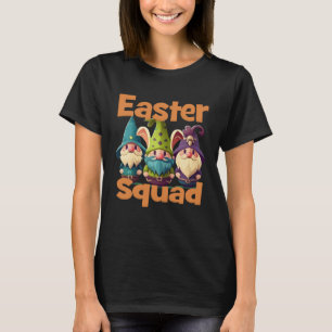 Camiseta Páscoa Esquadrão Correspondente Gnomos Bunny Egg H