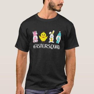 Camiseta Páscoa Esquadrão Gnomo Coelho Coelho Ovos Coelhinh