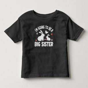 Camiseta Páscoa Eu serei uma Irmã Grande, Páscoa Coelhin