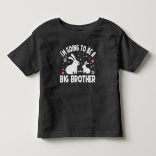 Camiseta Páscoa Eu vou ser um grande irmão, Páscoa coelh