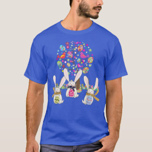 Camiseta Páscoa Feliz Coelhinho De Ovo Engraçado Mulheres N