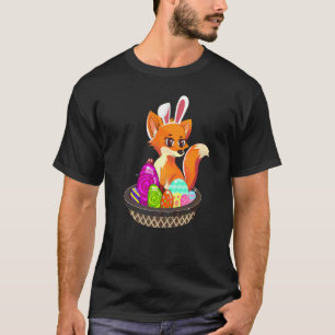 Camiseta Páscoa Fox Holiday Bunny Ears Color Hunt