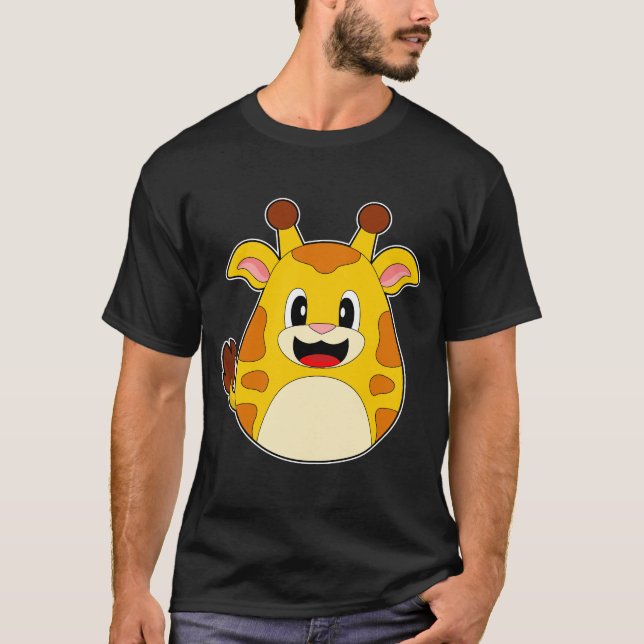 Camiseta Páscoa Girafa ovo de Páscoa (Frente)