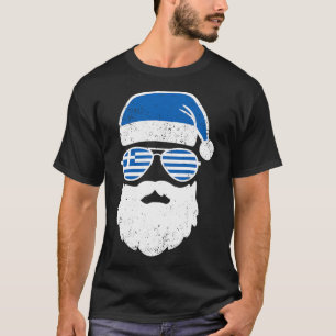 Camiseta Páscoa Grega Divertida Bandeira da Grécia Sungles