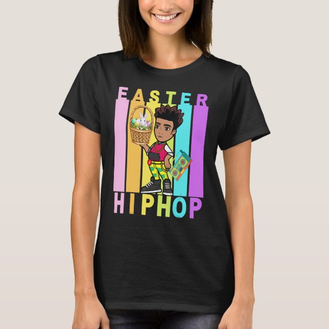 Camiseta Páscoa Hip Hop Dance Love Dab Holiday Funny Kids B (Frente)