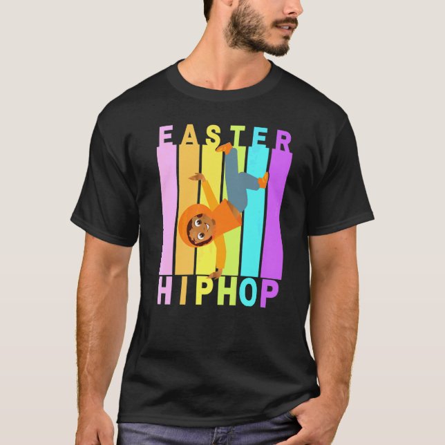Camiseta Páscoa Hip Hop Dance Love Dab Holiday Funny Kids B (Frente)