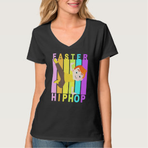 Camiseta Páscoa Hip Hop Dance Love Dab Holiday Funny Kids B