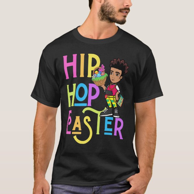 Camiseta Páscoa Hip Hop Dance Love Dab Holiday Funny Kids B (Frente)