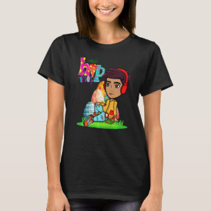 Camiseta Páscoa Hip Hop Dance Love Dab Holiday Funny Kids B