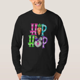 Camiseta Páscoa Hip Hop Mulheres Meninas Leopard Xadrez Imp