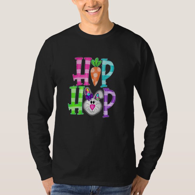 Camiseta Páscoa Hip Hop Mulheres Meninas Leopard Xadrez Imp (Frente)