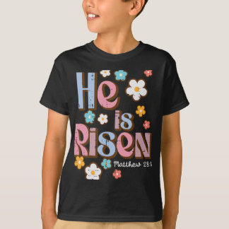Camiseta Páscoa Jesus Ele Ressuscitou Fé Cristã Garotas Cri