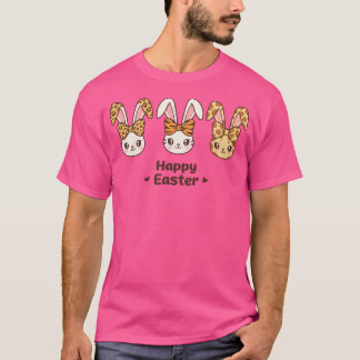 Camiseta Páscoa Kawaii