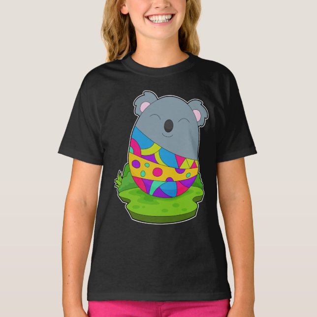 Camiseta Páscoa Koala ovo de Páscoa (Frente)